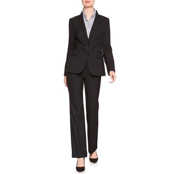 Banana Republic Washable Two Button Blazer - Black - Size 8 - Classic Tailored - Picture 4 of 8